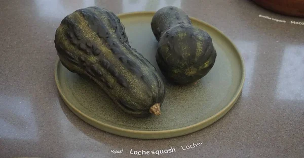 Loche Squash Typische Gezonde Voeding Uit Peru Tentoongesteld Het Peru — Stockfoto