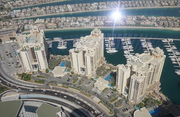 Дубай Оаэ Октября 2021 Года Панорамный Вид Дубай Объединенные Арабские — стоковое фото