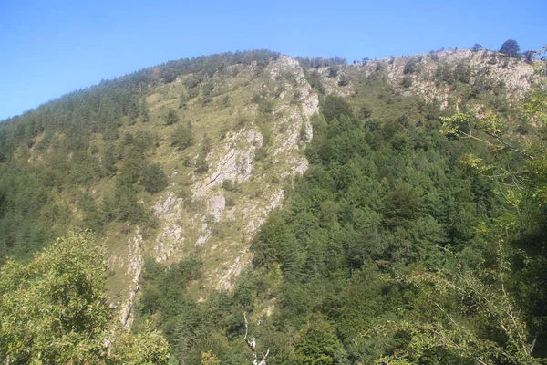 Гірський Ландшафт Адаррі Поблизу Ларео Країні Басків — стокове фото