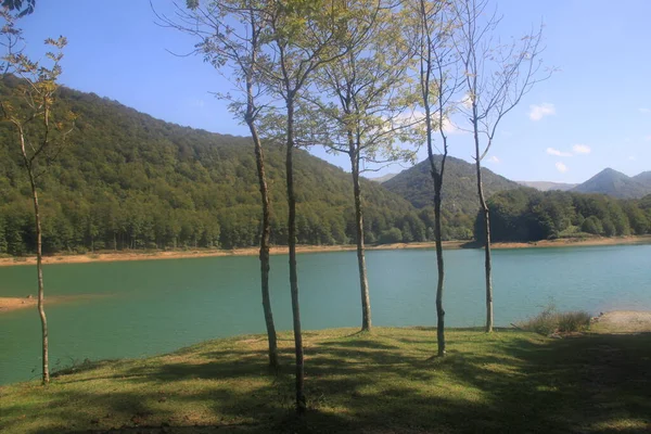 Paisagem Montanhosa Adarra Perto Lareo País Basco — Fotografia de Stock