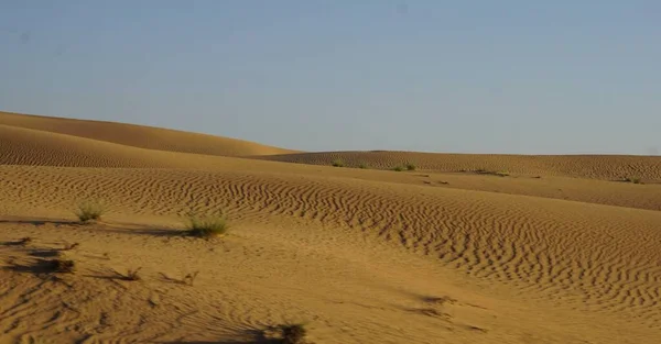 Deserto Dunas Paisagem Dubai Emirados Árabes Unidos — Fotografia de Stock
