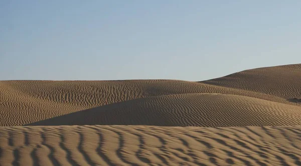 Paisaje Dunas Del Desierto Dubai Emiratos Árabes Unidos — Foto de Stock