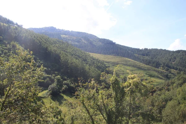 Landscape Txindoki Mountains Gipuzkoa Basque Country August 2021 — стокове фото