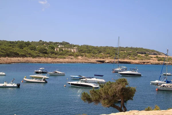 Ibiza Balearic Islands Spain August 2021 Landscape Coves Ibiza End — Foto Stock