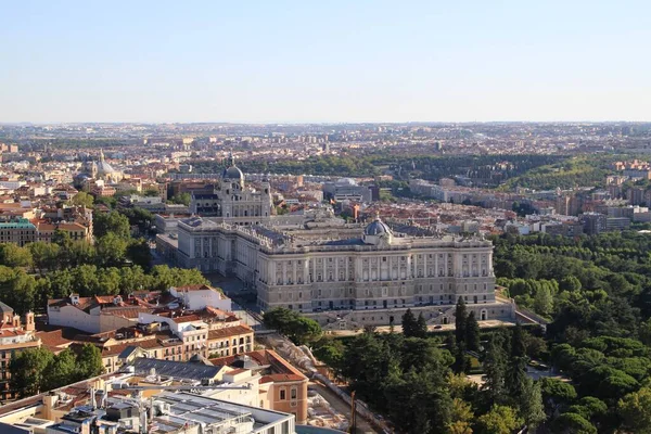 Madrid Spanya Ağustos 2020 Ağustos 2020 Deki Salgın Sırasında Madrid — Stok fotoğraf