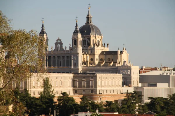 Madrid Espagne Août 2020 Vue Panoramique Ville Madrid Prise Pendant — Photo