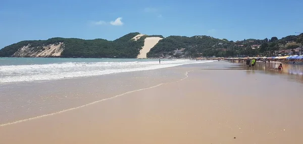 Ponta Negra Wydm Plaży Natal Brazylia — Zdjęcie stockowe