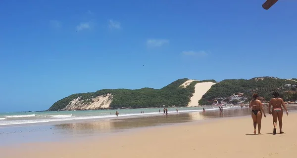 ナタール市 ブラジルでポンタ ネグラ砂丘ビーチ — ストック写真