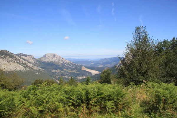 Vidéki Táj Mount Urkiola Biscay Baszkföld Spanyolország — Stock Fotó