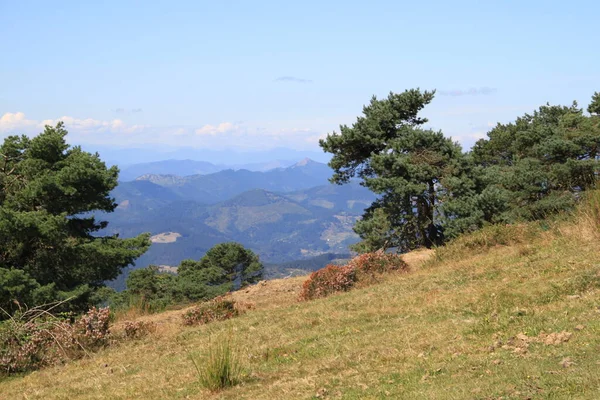 Rural Landscape Mount Urkiola Biscay Basque Country Spain — Stockfoto