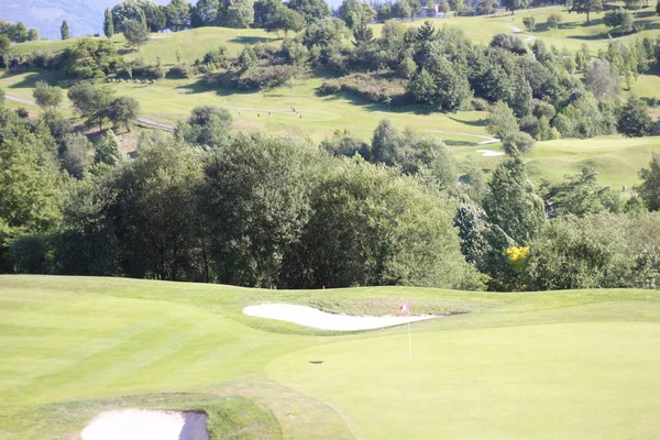 Landscape Golf Course Donostia San Sebastian Basque Country Spain — Stockfoto