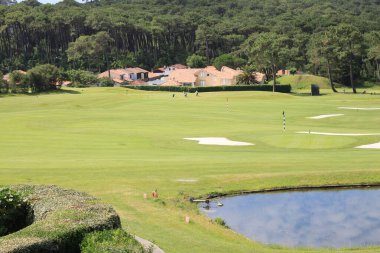 Bidart, Aquitaine, Fransa 'da bir golf sahası