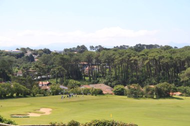 Bidart, Aquitaine, Fransa 'da bir golf sahası