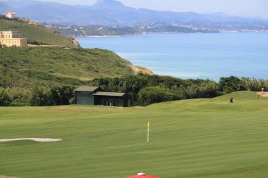 Bidart, Aquitaine, Fransa 'da bir golf sahası