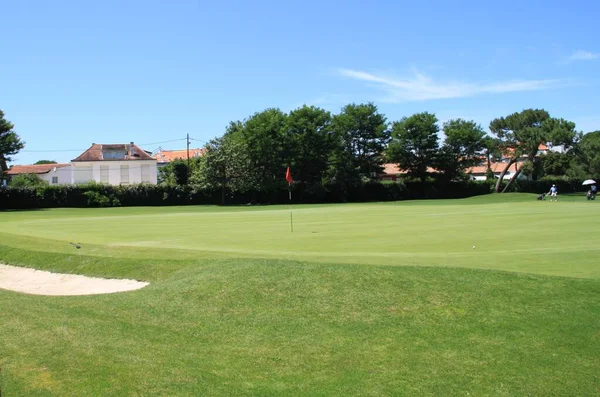 Landscape Golf Course Biarritz Aquitaine France — стокове фото