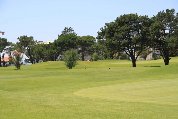 Landscape Golf Course Biarritz Aquitaine France — стокове фото