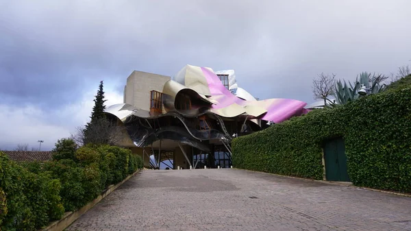 Elciego España Agosto 2020 Bodega Marques Riscal Álava País Vasco — Foto de Stock