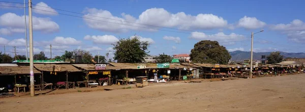 Ruta Amboseli Nairobi Naivasha Kenia África Julio 2019 Puntos Venta — Foto de Stock