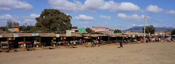 Ruta Amboseli Nairobi Naivasha Kenia África Julio 2019 Puntos Venta — Foto de Stock