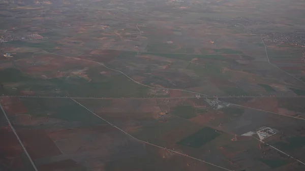 スペインのマドリード空港近くの田園風景 — ストック写真