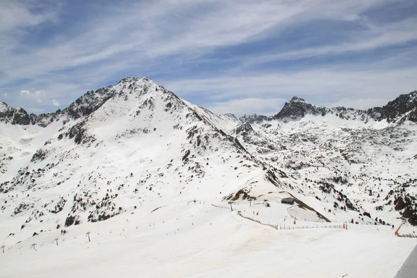 Ski Grandvalira Andorre Montagnes Pyrénées — Photo