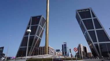 Madrid, İspanya, 15 Nisan 2022: Kutsal Hafta 2022 Madrid manzarası