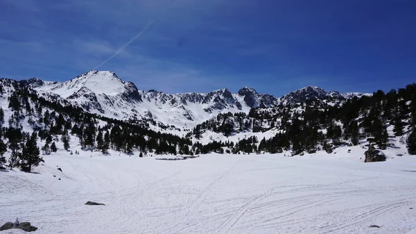 Landscapes Grandvalira Ski Resort Pyrenees Andorra Sunny Day April — 스톡 사진