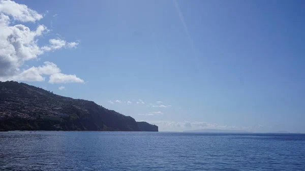 Výhled Moře Město Funchal Madeira Portugalsko — Stock fotografie