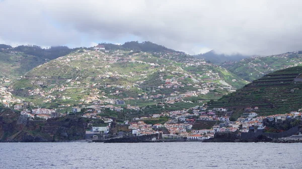 Vistas Del Mar Ciudad Funchal Madeira Portugal — Foto de Stock