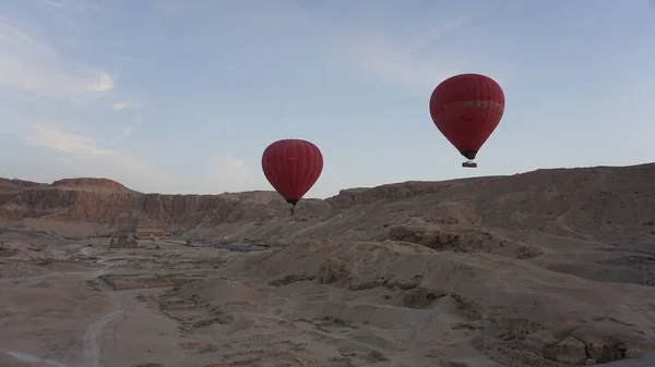 Luxor Egypt Africa July 2022 Balloon Ride Sunrise Valley Relles — Stockfoto