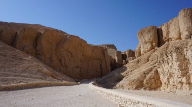 Lüksör, Mısır 'daki Krallar Vadisi' nin manzarası