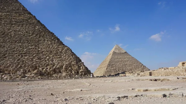 View Pyramids Giza Cairo Egypt — Φωτογραφία Αρχείου