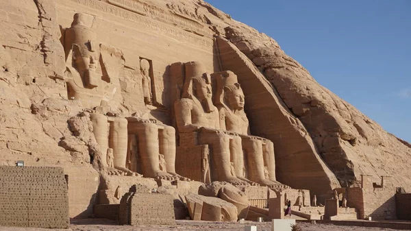 View Temples Abu Simbel Egypt — Stock Photo, Image