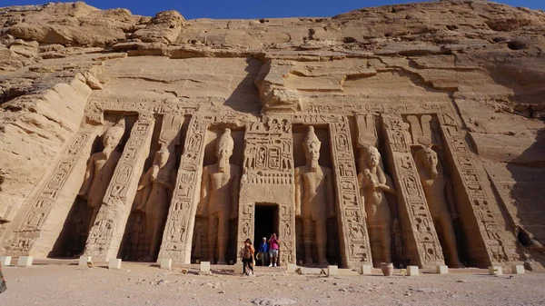 View Temples Abu Simbel Egypt — Φωτογραφία Αρχείου