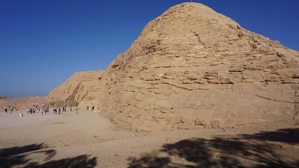 Uitzicht Tempels Van Abu Simbel Egypte — Stockfoto