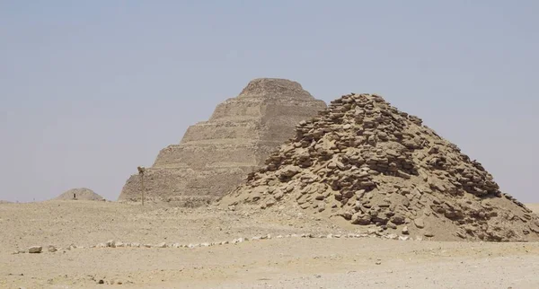 Step Pyramid Sakkara Egypt — стоковое фото