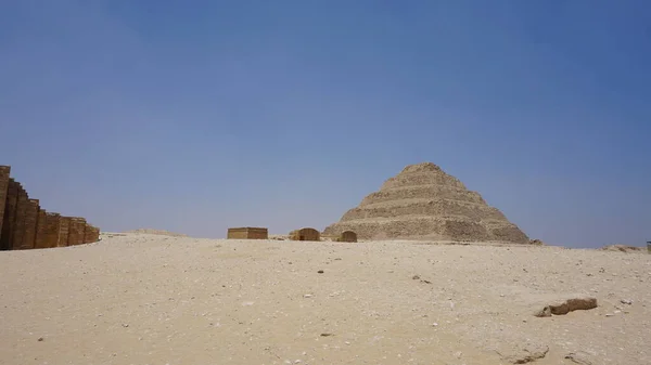 Mısır Sakkara Adım Piramidi — Stok fotoğraf