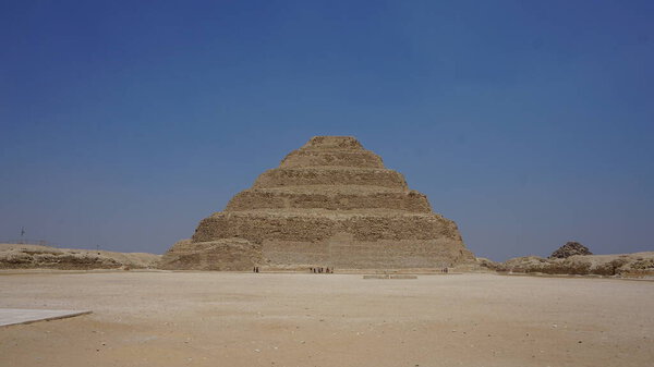 Step Pyramid in Sakkara, Egypt