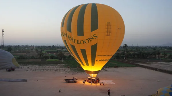 Valley Kings Luxor Egypt July 2022 Preparation Balloons Make Tourist — Stockfoto