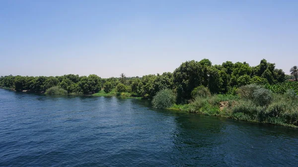Ландшафт Річки Ніл Єгипет — стокове фото