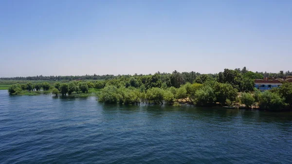 Landscape Bank Nile River Egypt — Φωτογραφία Αρχείου