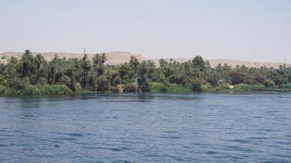 Landscape Bank Nile River Egypt — Stok fotoğraf