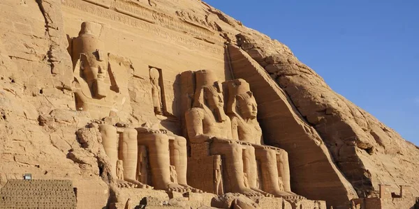 Great Temple Ramses Abu Simbel Egypt — Stok fotoğraf