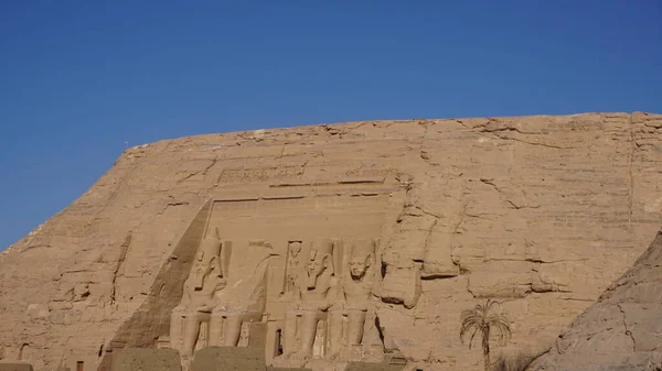 Grote Tempel Van Ramses Abu Simbel Egypte — Stockfoto