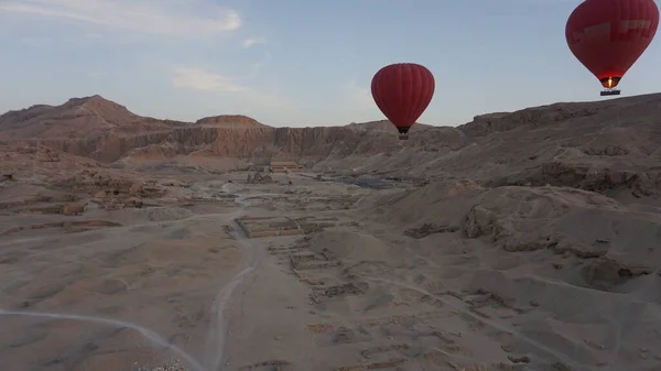 Hot Air Balloon Flight Valley Queens Luxor Egypt — 图库照片