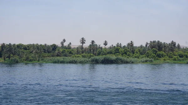 Landscape Banks Nile River Egypt — Stockfoto