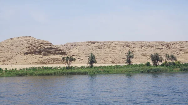 Landscape Banks Nile River Egypt —  Fotos de Stock