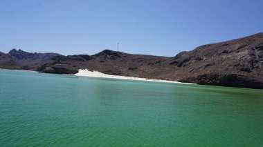  Baja California Sur, Meksika 'daki Balandra Körfezi manzarası