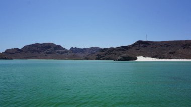  Baja California Sur, Meksika 'daki Balandra Körfezi manzarası