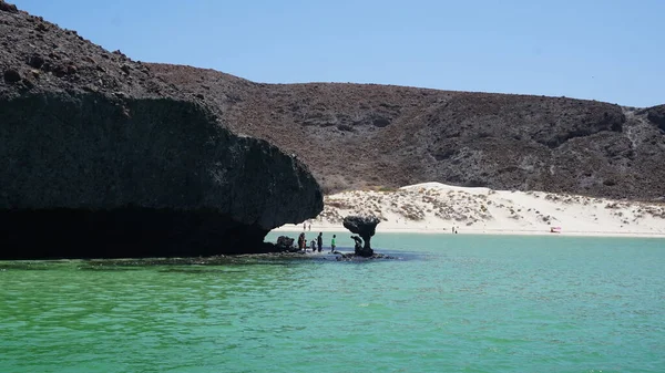 View Bay Balandra Baja California Sur Mexico — стокове фото